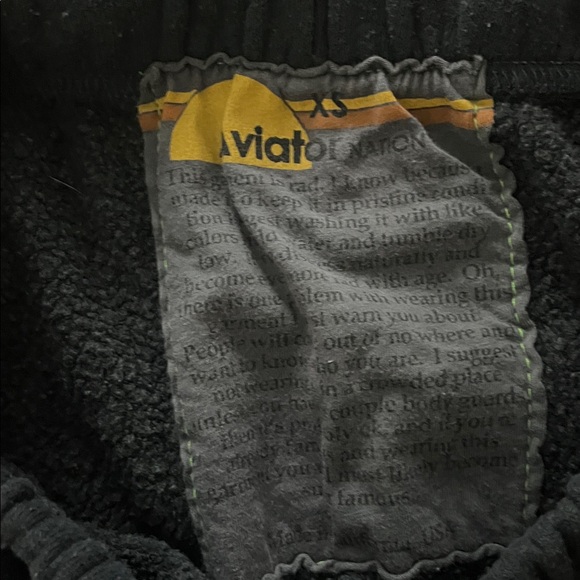 Aviator Nation Rainbow Heart Stitch Sweatpants XS - Picture 2 of 3